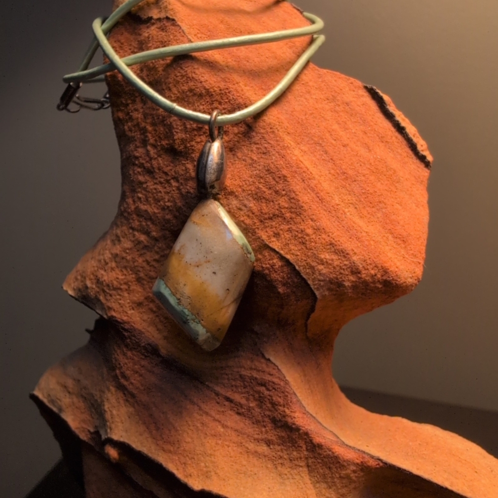 Rare Royston Turquoise Pendant
